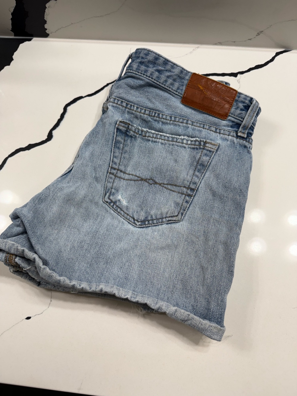 Lucky brand Light Blue Distressed Denim Women's Shorts
